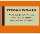 Women's Posters - Motivational Poster - Strong Women